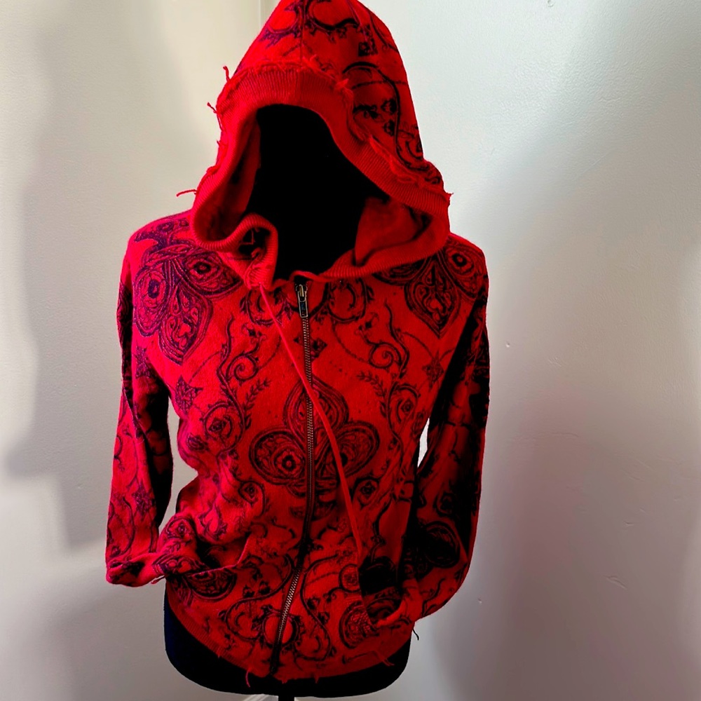 LAMB CASHMERE IN BURNT RED